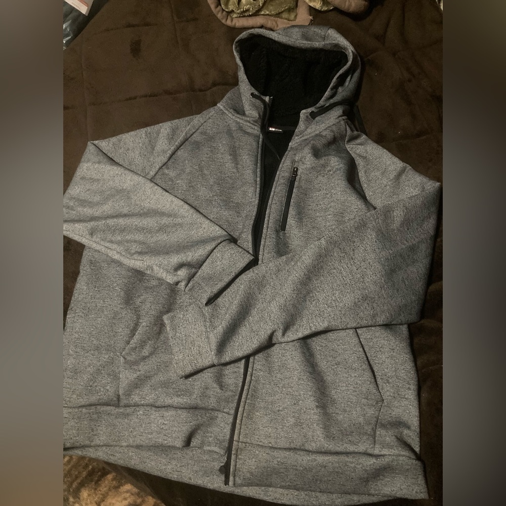 32 degrees zip up insulated Sherpa hoody